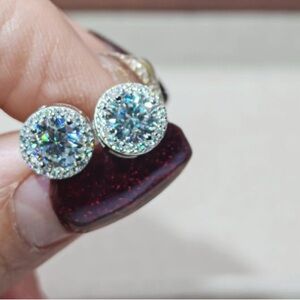 Moissanite Diamond earrings